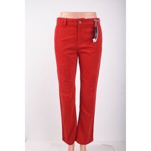Vineyard Vines Boys Kids Breaker Pants Size 18 Red Corduroy Holiday NWT